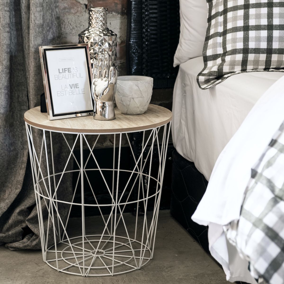 Yara Accent Table with Storage