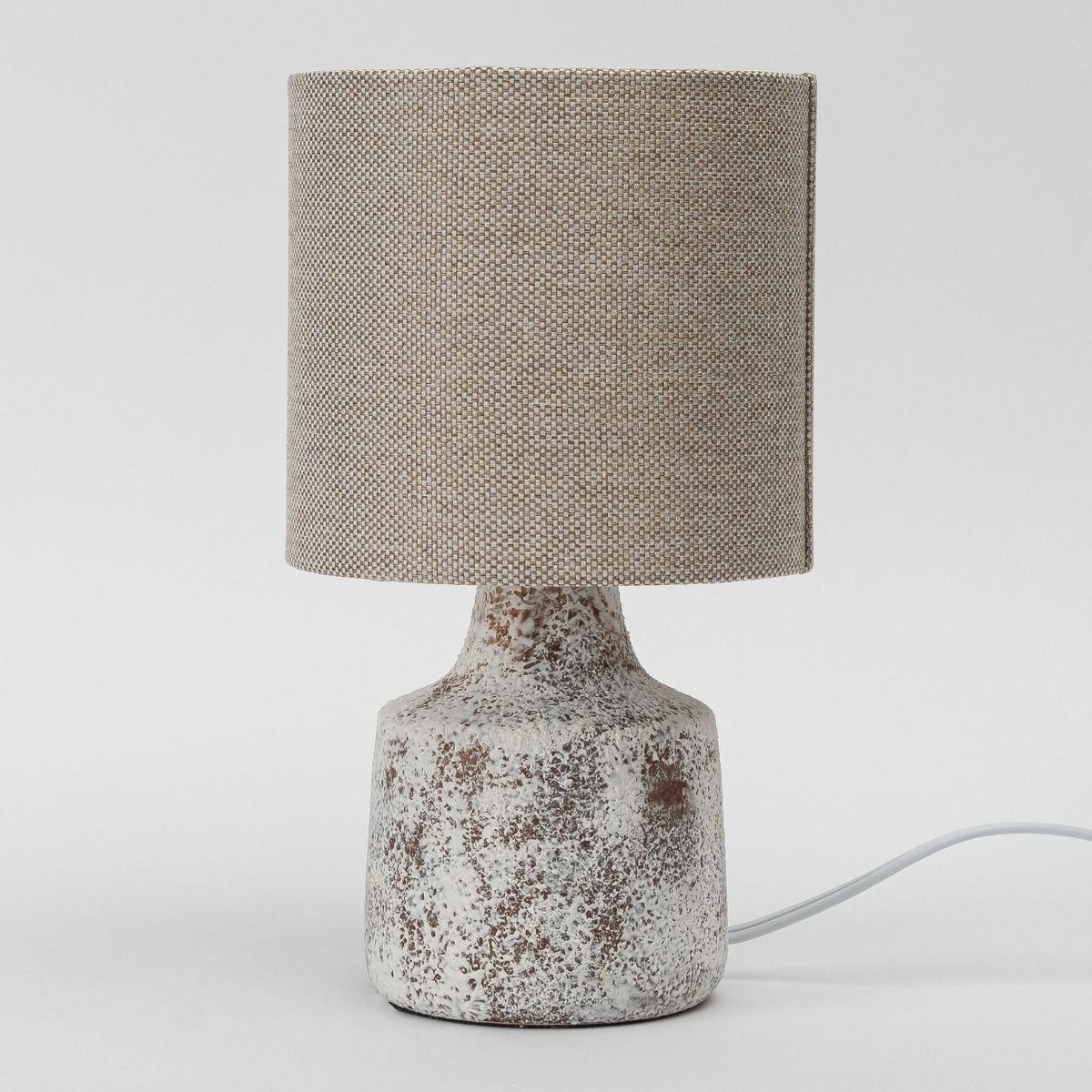 Sheryle Ceramic Table Lamp with Plain Base - Taupe